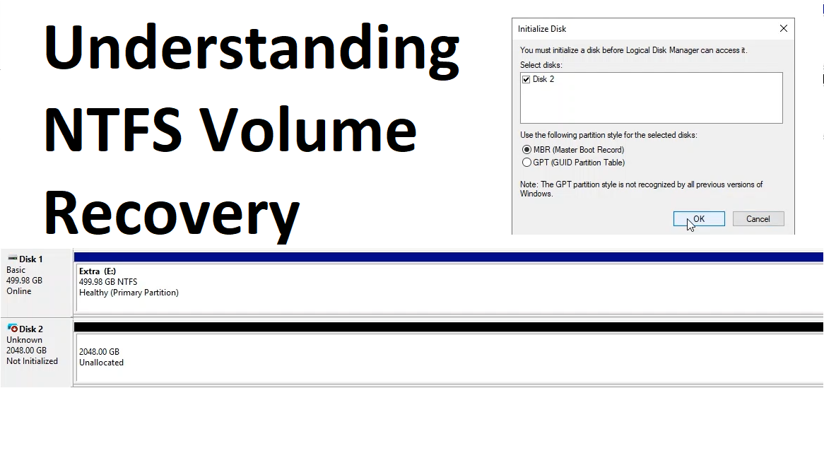 How to Recover NTFS Volume in MBR Partitioning Style Know IT Like Pro