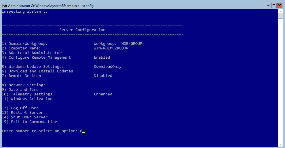 Configuring Network on a Windows Server Core | Know IT Like Pro
